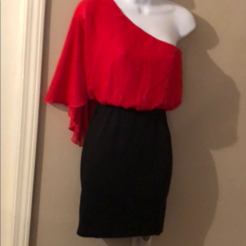 Black and Red Dress